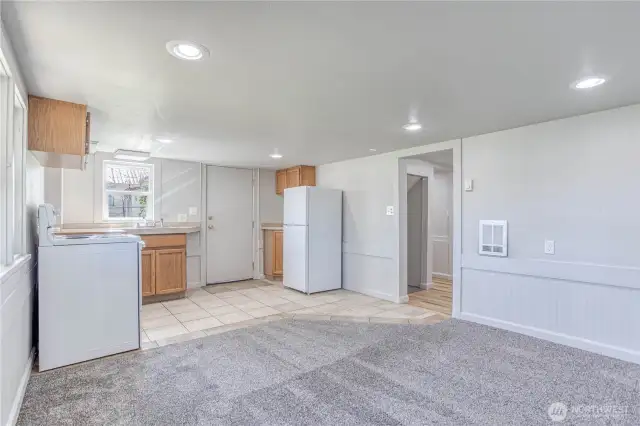 Downstairs family room area
