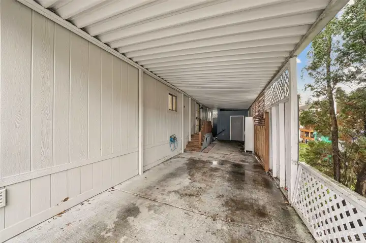 2-Car Carport w/ Storage