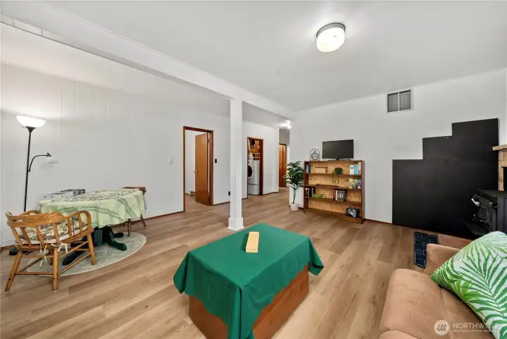 Plenty of room for watching TV, playing games, puzzling or maybe dancing?