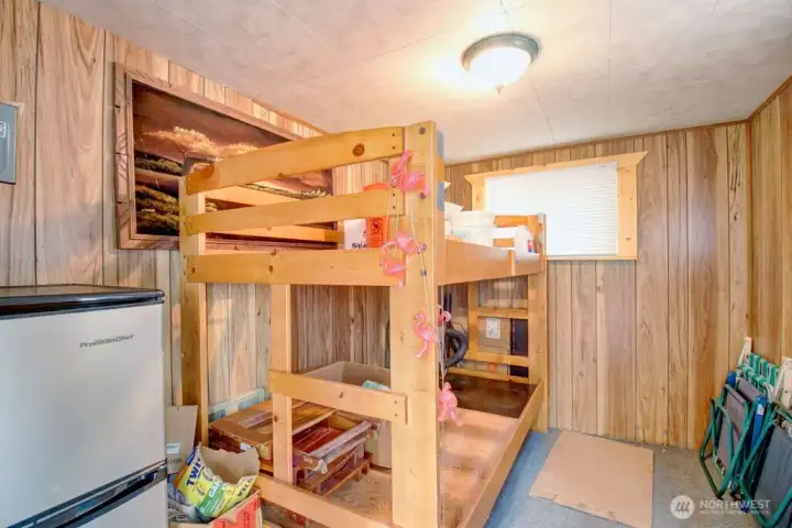 Insulated with power shed