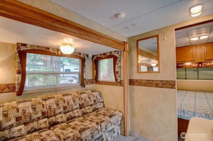 Seating and space for sleeping for all