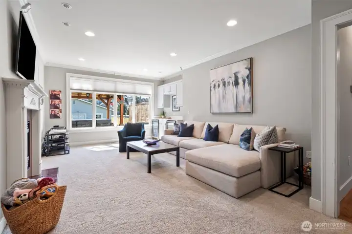 Spacious family room - enjoy a 2nd gas fireplace.