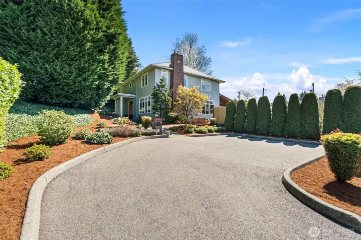 And even more parking in the front of the house.