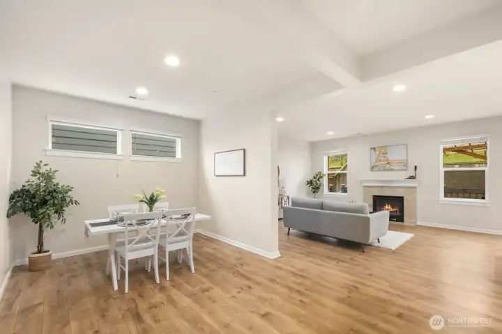 Open Concept Dining/Living Room