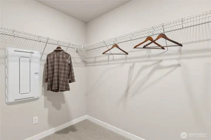 Large walk in closet