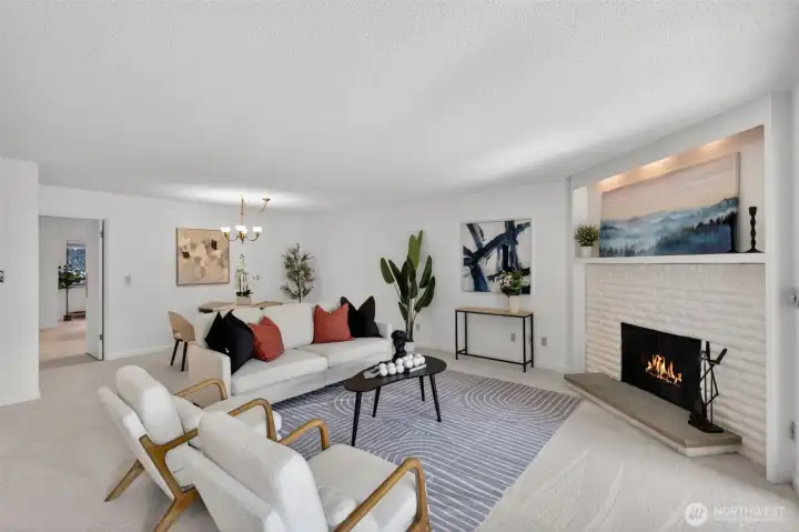 You can see how the living room flows and offer dining space, as well as easy access to the kitchen. You can see how the living room flows and offer dining space, as well as easy access to the kitchen.
