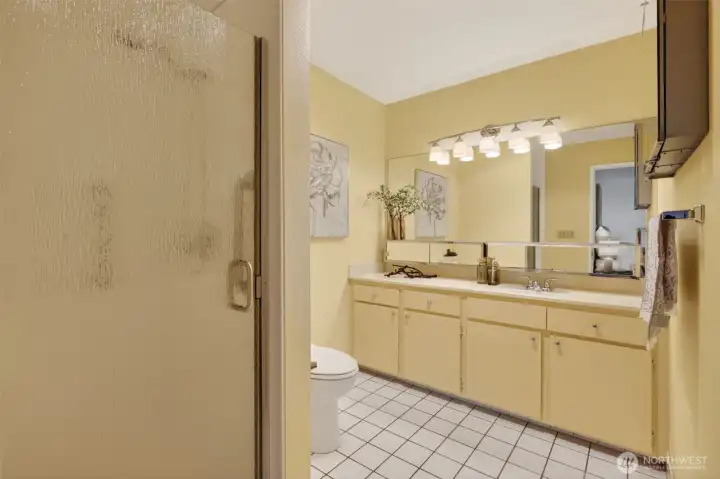 Primary 3/4 bathroom Primary 3/4 bathroom