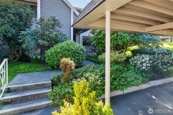Just a few access stairs to your new home. 6353 is a large first floor unit with easy outdoor access. Just a few access stairs to your new home. 6353 is a large first floor unit with easy outdoor access.