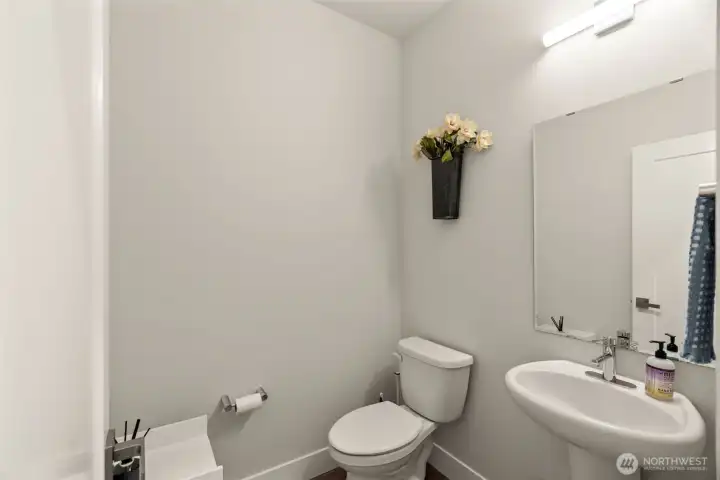 Main floor powder room.