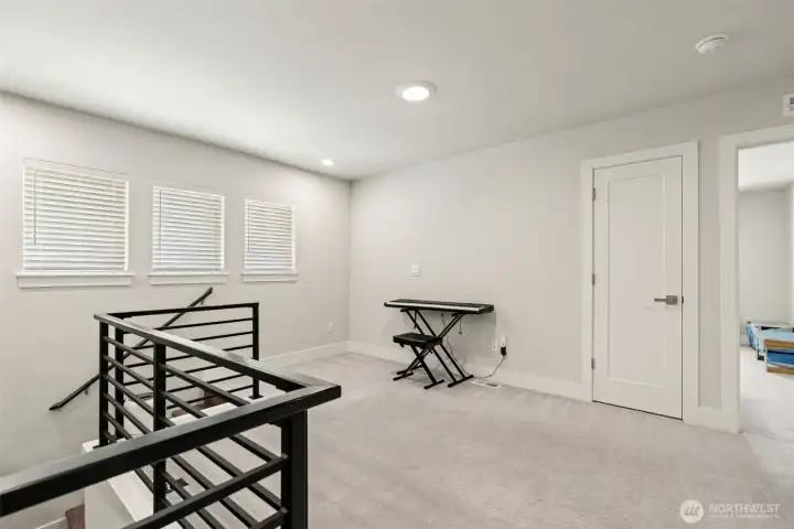 Open loft space.