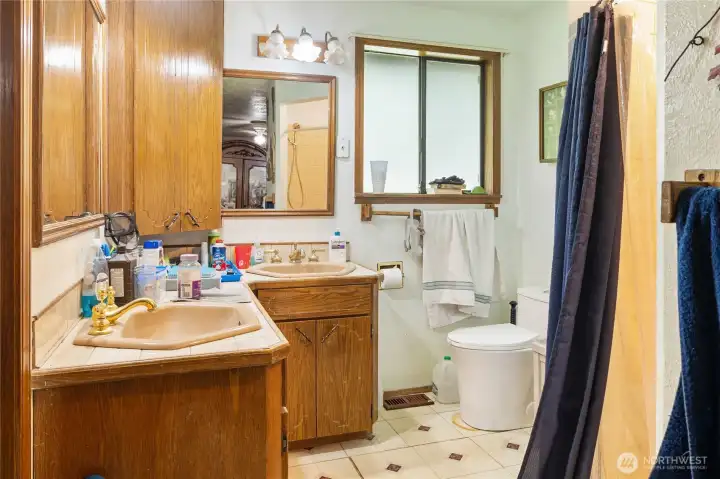 Primary bathroom ensuite with walk-in shower