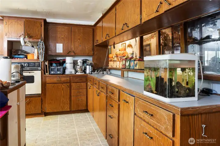 Kitchen view.