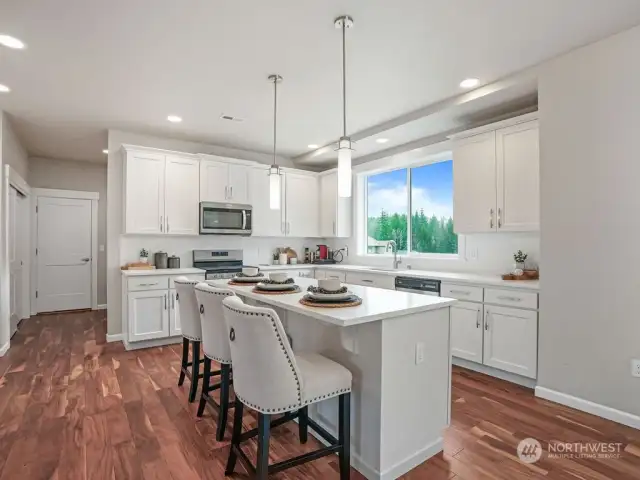 Open Concept Kitchen with Thoughtful Storage