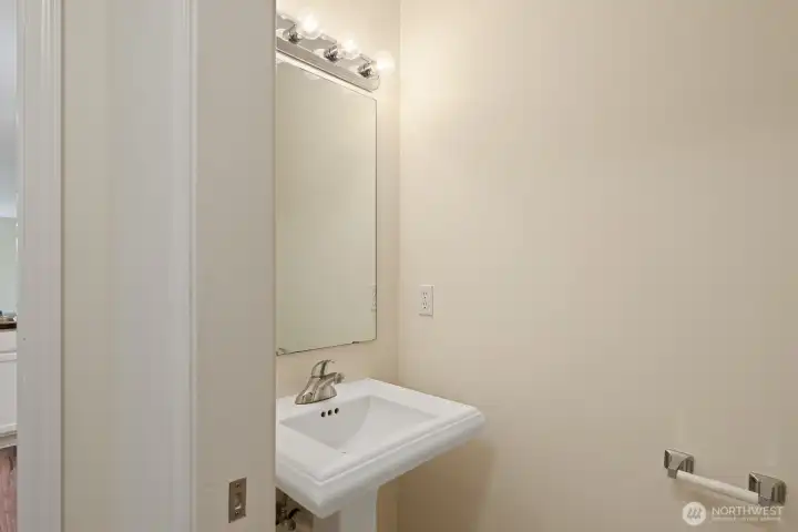 Half Bathroom right off of the Landry Room.