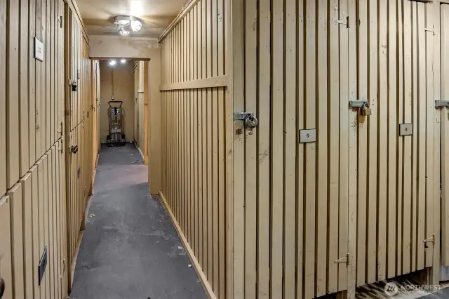 Additional storage in the lower level (Storage Room B)