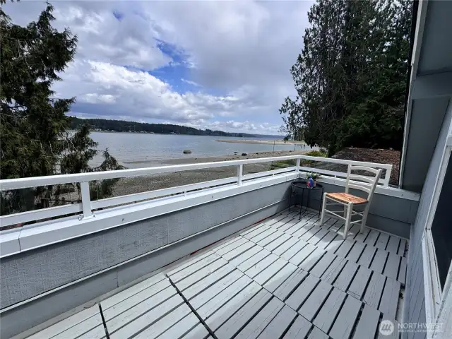 Deck off main Bedroom upstairs