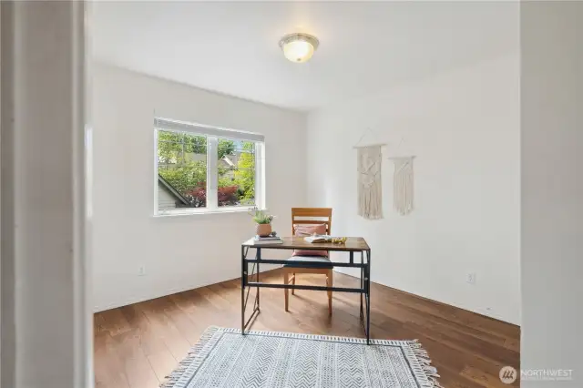 Bedroom #1 can also function as a home office