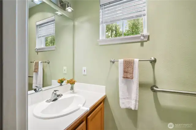 Half bath on the main level