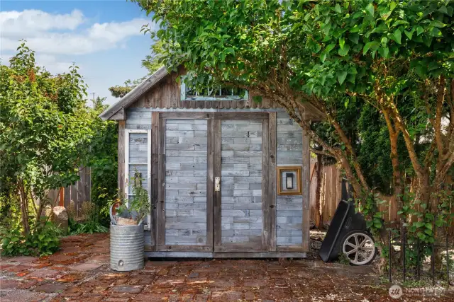 Adorable garden shed!