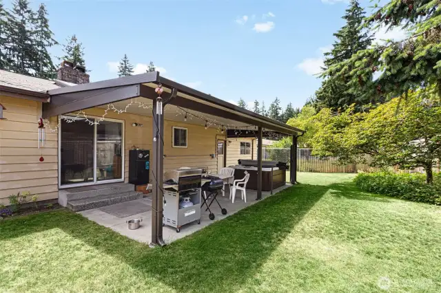 Very nice backyard