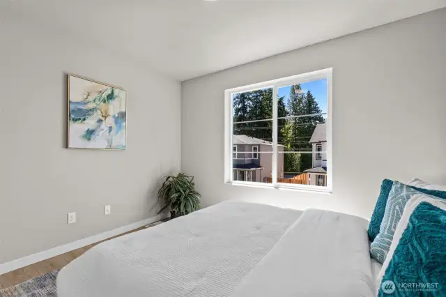 light and bright modern construction.
