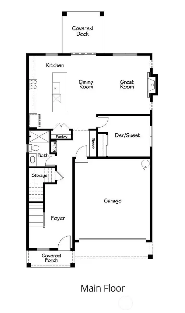 Lot 19 will NOT have a covered deck. Photos are for representation purposes only.