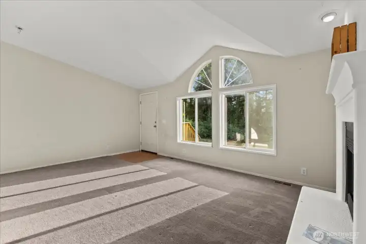 Great views from the living room.