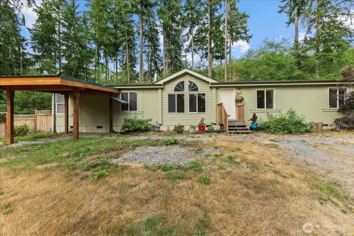 Enjoy the peaceful setting on your 4.1 acres!