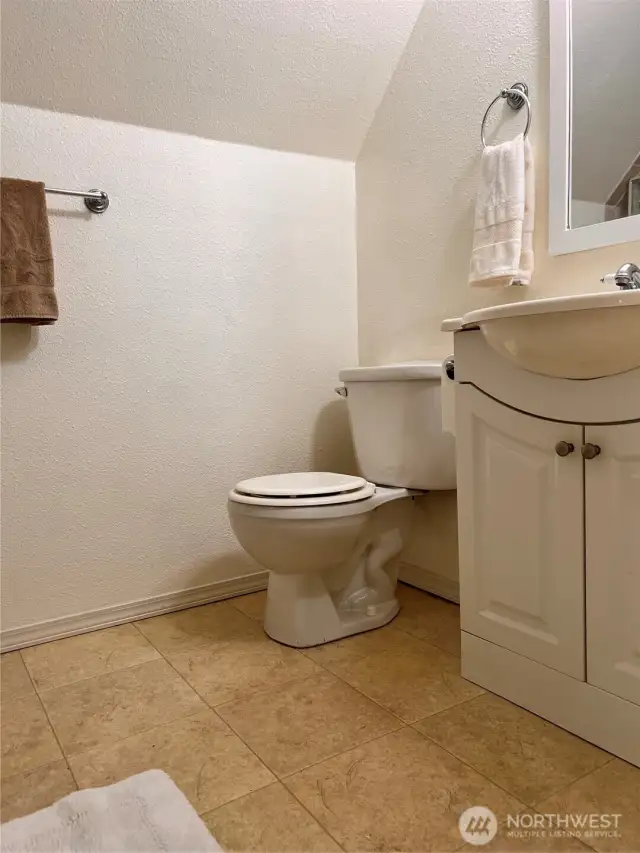 3/4 bath on upper floor
