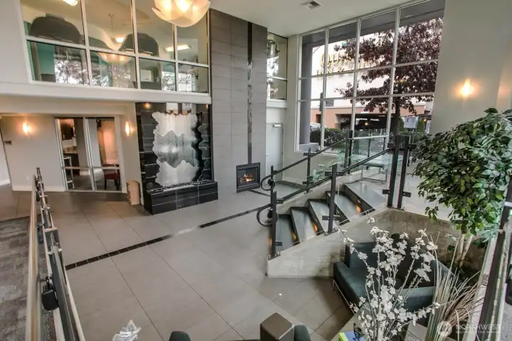 Secure lobby entry