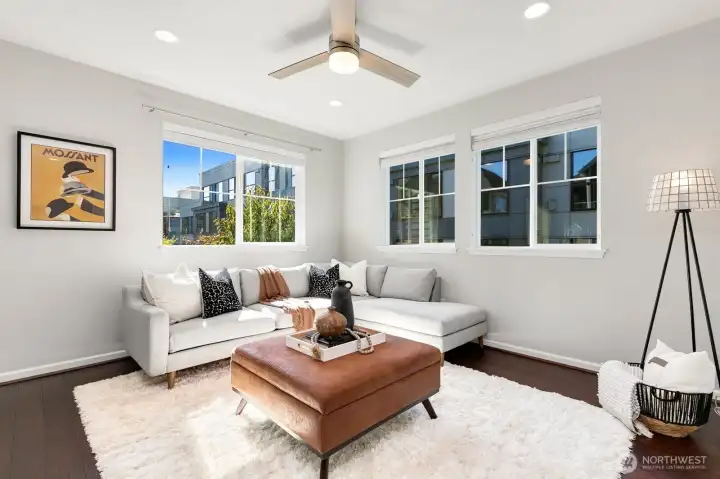 Great natural light in this space as well.