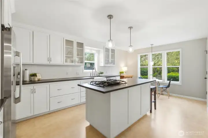 The kitchen is truly the heart of the home—generous in size, beautifully finished, and designed to be lived in.