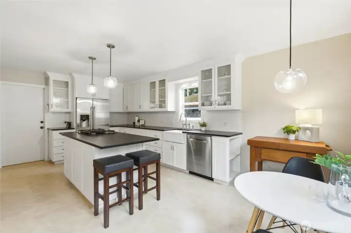 There’s ample space to cook, gather, and connect, whether you’re hosting or just enjoying a quiet night.