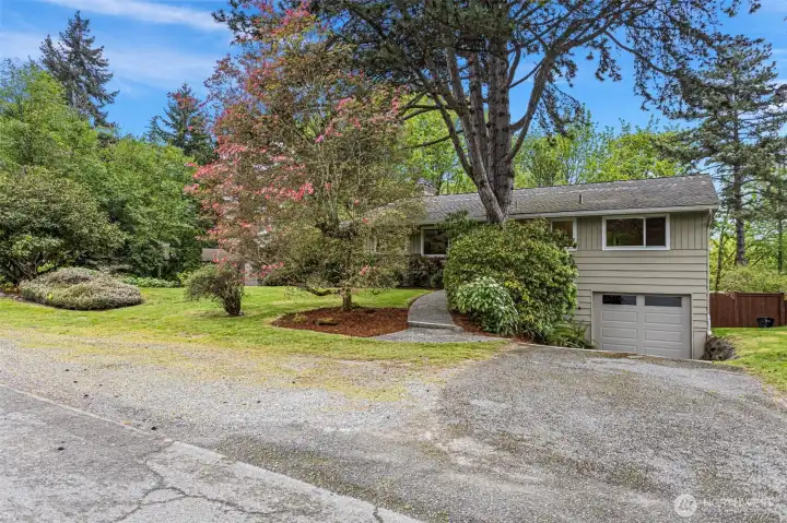 Set on a corner lot in a quiet location.