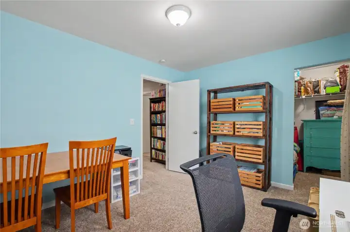 Bedroom #2 with walk-in closet