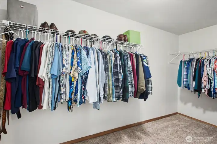 Primary Suite walk-in closet