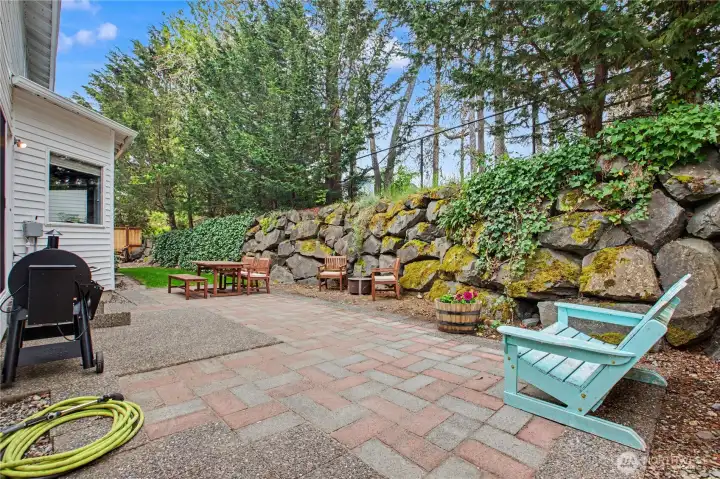 private backyard