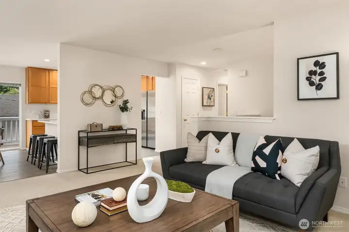 Flowing floorplan for everyday ease.