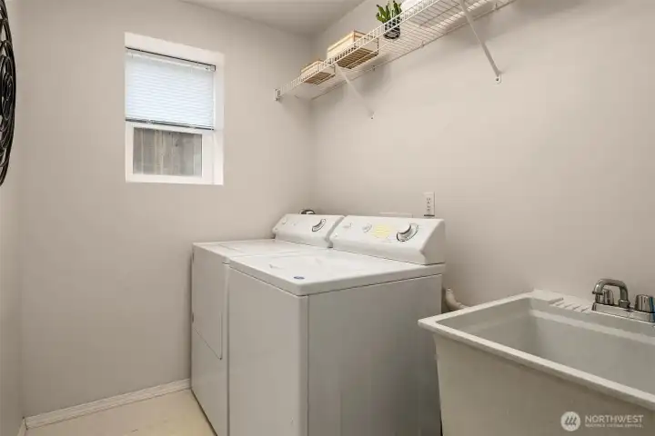 Laundry area.