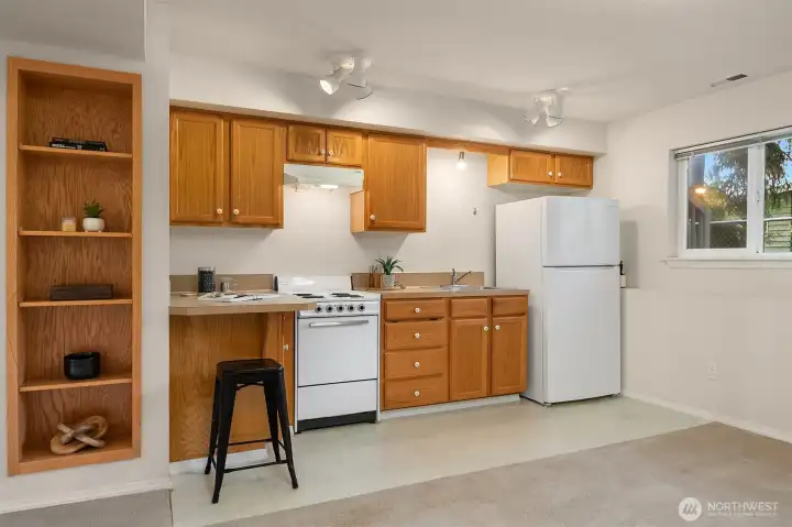 Lower level Kitchen.