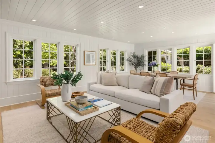 Airy living space filled with natural light. Airy living space filled with natural light.