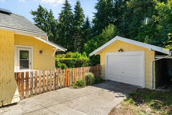 Whether used as a garage, workshop, or creative space, this detached structure offers flexibility today and exciting possibilities for tomorrow, including potential ADU conversion (buyer to verify). Whether used as a garage, workshop, or creative space, this detached structure offers flexibility today and exciting possibilities for tomorrow, including potential ADU conversion (buyer to verify).