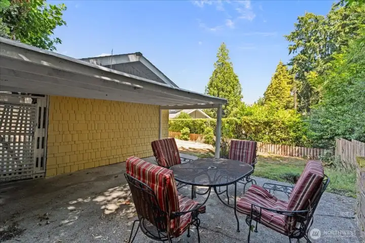 Whether entertaining friends or enjoying a quiet afternoon, this outdoor space invites you to linger. Whether entertaining friends or enjoying a quiet afternoon, this outdoor space invites you to linger.