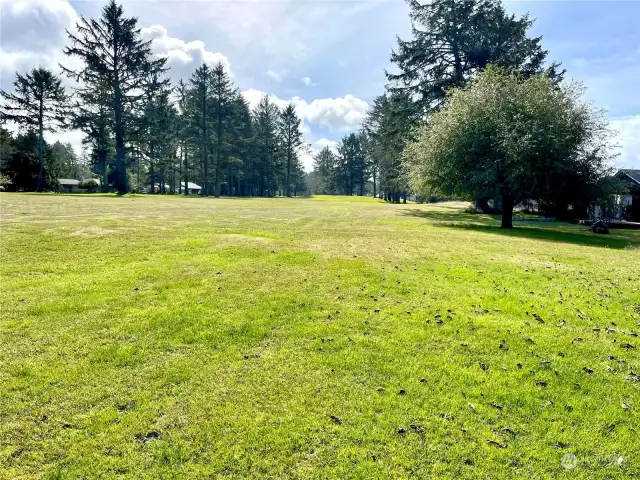 Beautiful view from the lot of the golf course fairway!