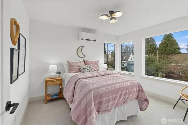 One of three bedrooms on the 2nd floor.