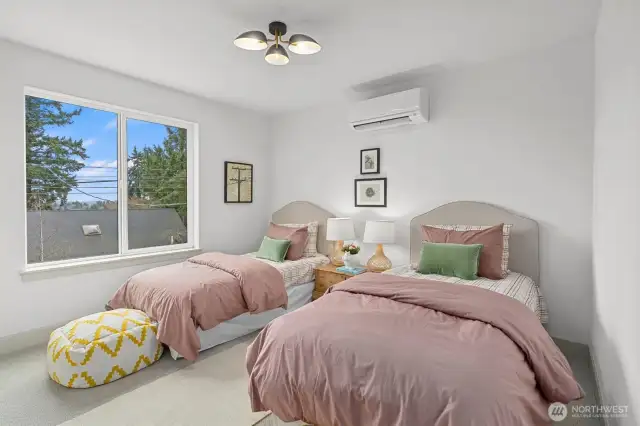 One of three bedrooms on the 2nd floor.
