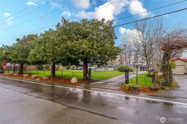 Fully gated with remote control access for all tenants.  This riverfront rental community is highly desired and always fully rented.
