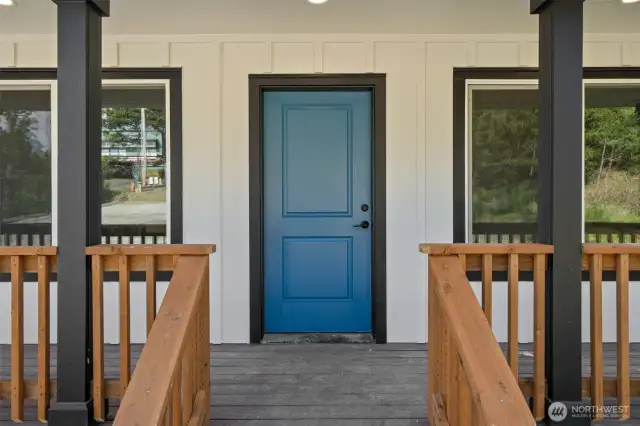 Covered Front Deck