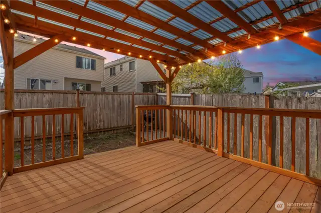 Awesome year round outdoor space!