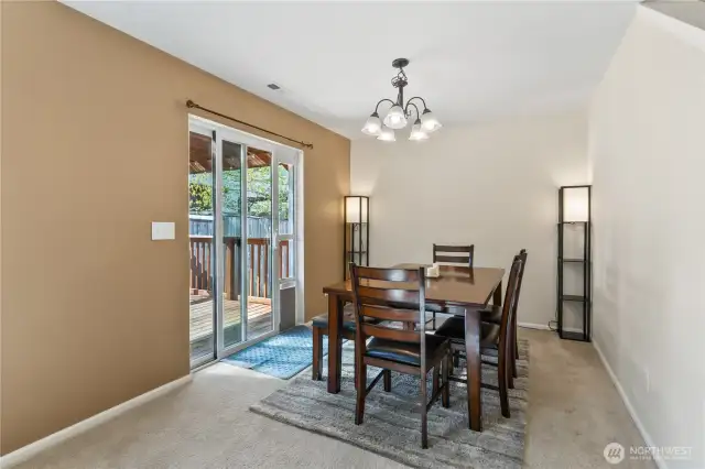 Great dining area